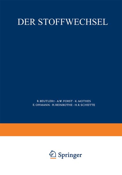 Produktbild: Der Stoffwechsel