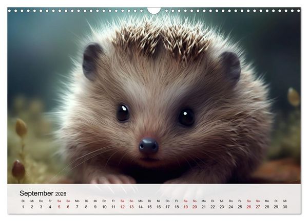 Produktbild: Zauberhafte Fluffies (Wandkalender 2026 DIN A3 quer), CALVENDO Monatskalender