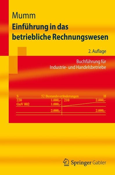 Produktbild: Einf&uuml;hrung in das betriebliche Rechnungswesen