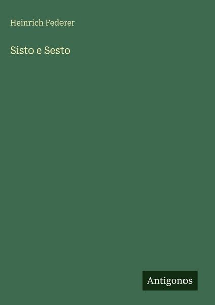 Produktbild: Sisto e Sesto