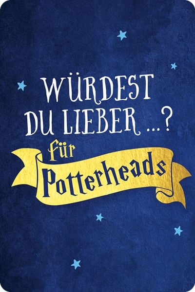 Kartenspiel: Würdest du lieber ...? Das Fragespiel für Harry Potter-Fans