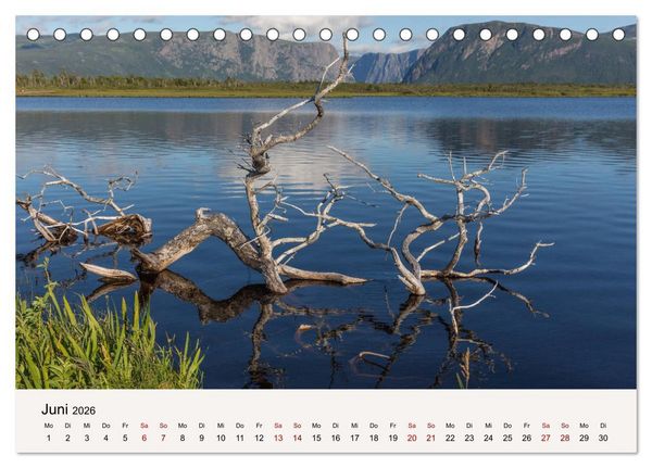 Produktbild: Neufundland Impressionen 2026 (Tischkalender 2026 DIN A5 quer), CALVENDO Monatskalender