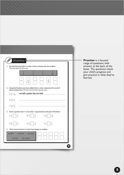 Produktbild: Fractions Practice Ages 7-9