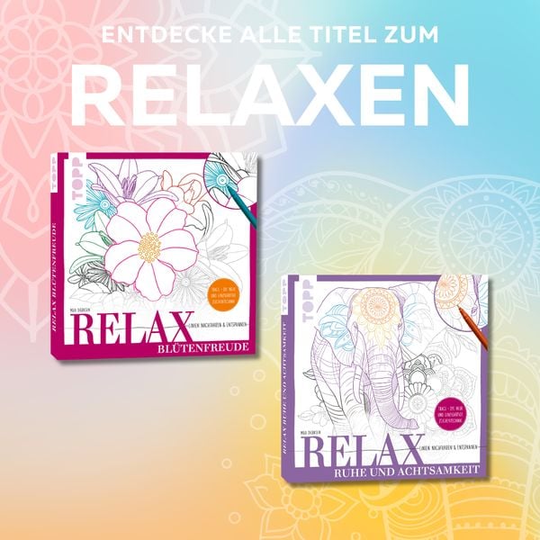 Produktbild: Relax Bl&uuml;tenfreude - Linien nachfahren & entspannen