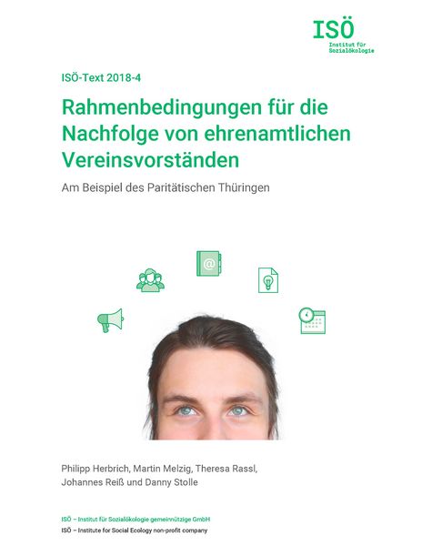 Rahmenbedingungen für die Nachfolge von ehrenamtlichen Vereinsvorständen, Taschenbuch von Philipp Herbrich , Martin Melzig , Theresa Rassl , Johannes