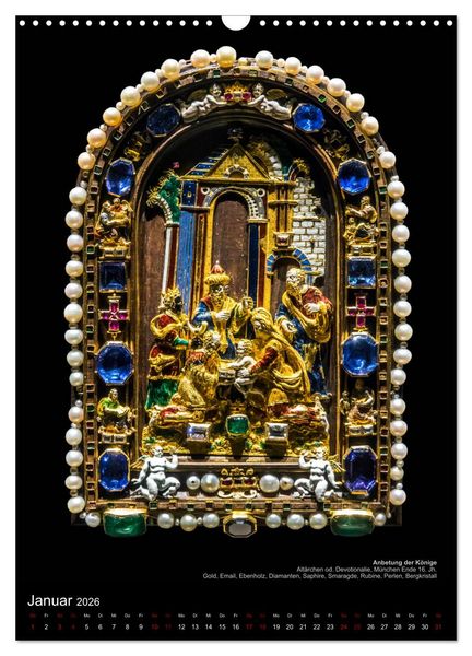 Produktbild: Maria - Mutter Gottes (Wandkalender 2026 DIN A3 hoch), CALVENDO Monatskalender