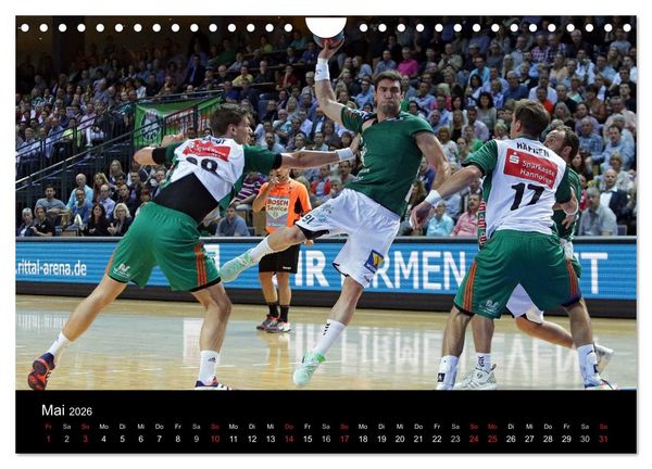 Produktbild: Handball Bundesliga - HSG Wetzlar (Wandkalender 2026 DIN A4 quer), CALVENDO Monatskalender