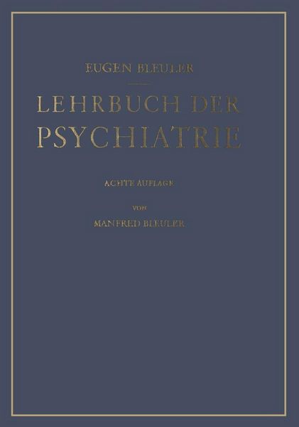 Produktbild: Lehrbuch der Psychiatrie