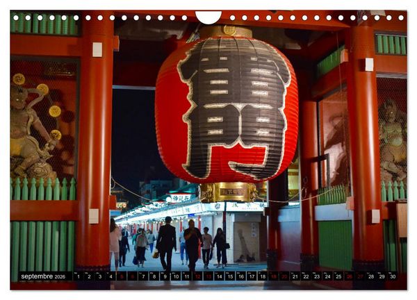 Produktbild: Les couleurs de Tokyo (Calendrier mural 2026 DIN A4 vertical), CALVENDO calendrier mensuel
