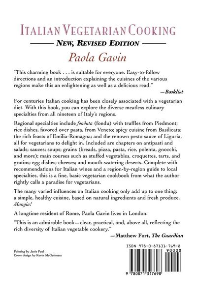 Produktbild: Italian Vegetarian Cooking, New, Revised