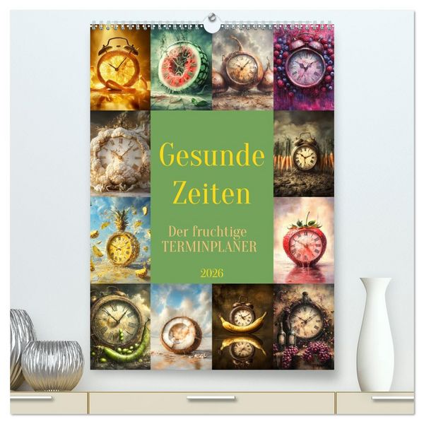 Produktbild: Gesunde Zeiten (hochwertiger Premium Wandkalender 2026 DIN A2 hoch), Kunstdruck in Hochglanz