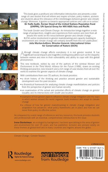 Produktbild: Gender and Climate Change