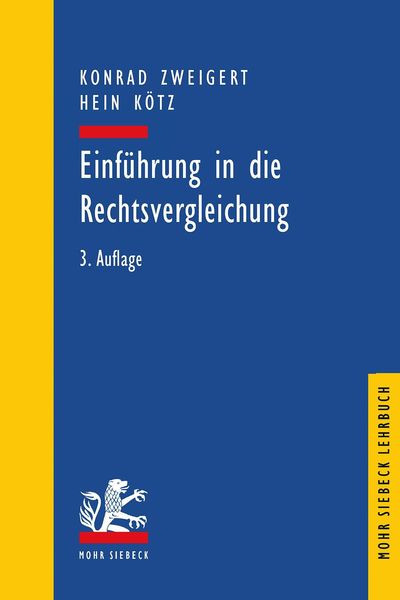 Produktbild: Einf&uuml;hrung in die Rechtsvergleichung
