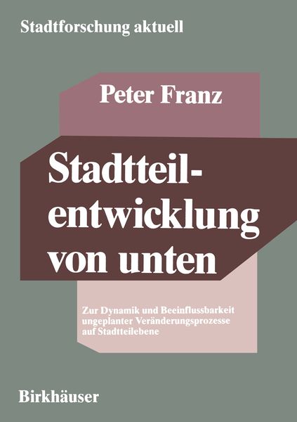 Produktbild: Stadtteilentwicklung von unten