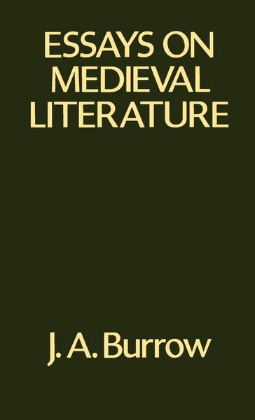 Produktbild: Essays on Medieval Literature