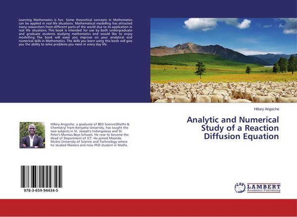Produktbild: Analytic and Numerical Study of a Reaction Diffusion Equation
