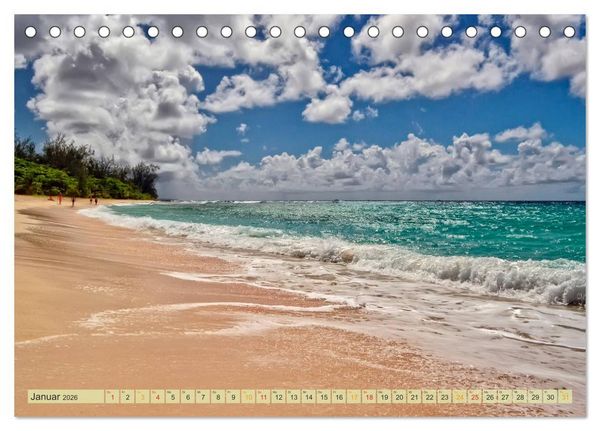 Produktbild: Die kleinen Antillen - Barbados (Tischkalender 2026 DIN A5 quer), CALVENDO Monatskalender