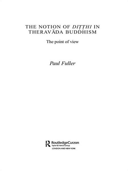 Produktbild: The Notion of Ditthi in Theravada Buddhism