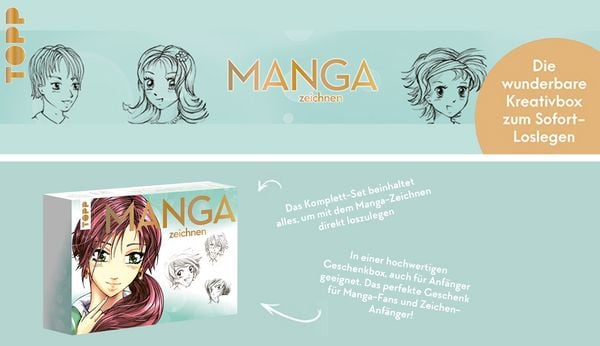 Produktbild: Manga zeichnen - Die wunderbare Kreativbox