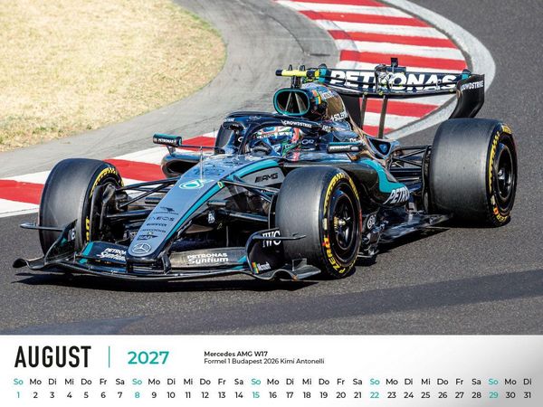 Produktbild: Mercedes im Rennsport Kalender 2027