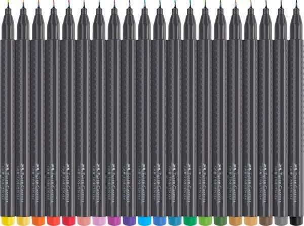 Produktbild: Faber-Castell Finepen Grip 0.4 20er Etui