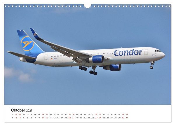Produktbild: Flugzeuge aller Art (Wandkalender 2027 DIN A3 quer), CALVENDO Monatskalender