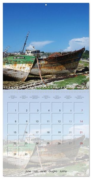 Produktbild: Fl&acirc;ner &agrave; Camaret-sur-Mer (Calendrier mural carr&eacute; 2026 30x30 cm) Calendrier double avec une page pour vos prises de notes