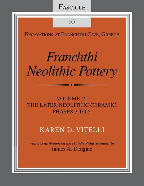 Produktbild: Franchthi Neolithic Pottery, Volume 2