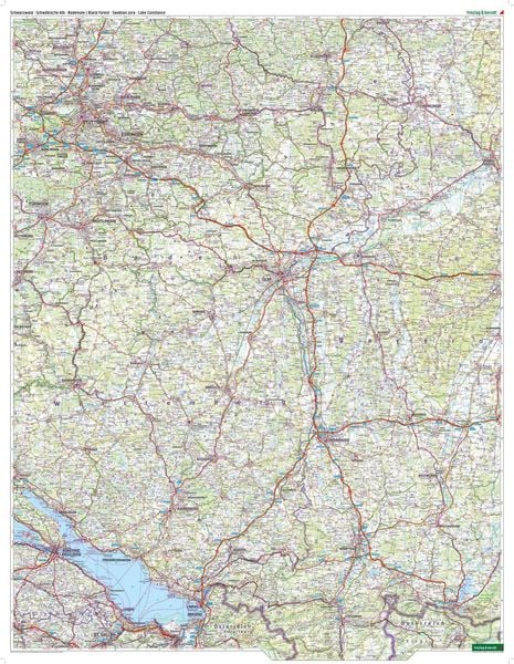 Produktbild: Freytag & berndt Stra&szlig;enkarte Schwarzwald - Schw&auml;bische Alb - Bodensee 1:150.000