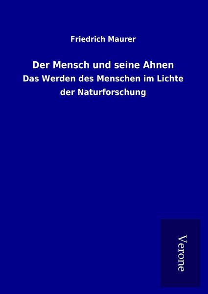 Produktbild: Der Mensch und seine Ahnen