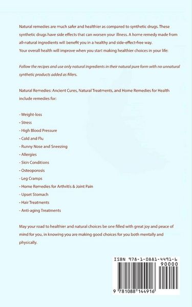 Produktbild: Natural Remedies - Ancient Cures, Natural Treatments and Home Remedies for Health