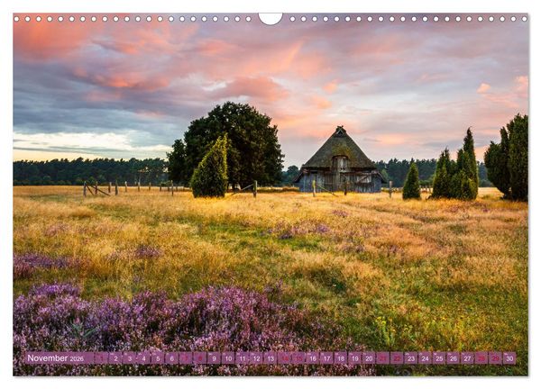 Produktbild: Romantische Heidebl&uuml;te (Wandkalender 2026 DIN A3 quer), CALVENDO Monatskalender