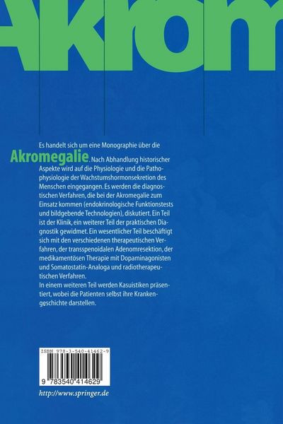 Produktbild: Akromegalie &mdash; Vom Symptom zu Diagnose und Therapie