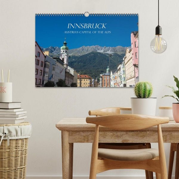 Produktbild: Innsbruck - Austria&lsquo;s capital of the alps (Wall Calendar 2026 DIN A3 landscape), CALVENDO 12 Month Wall Calendar
