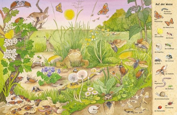 Mein erstes Wimmelbuch: Krabbeltiere in Feld, Wald und Wiese