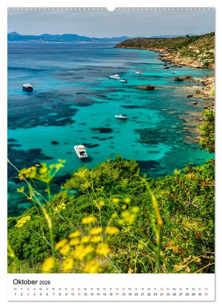 Produktbild: Mallorca - Insel des Gl&uuml;cks (Wandkalender 2026 DIN A2 hoch), CALVENDO Monatskalender
