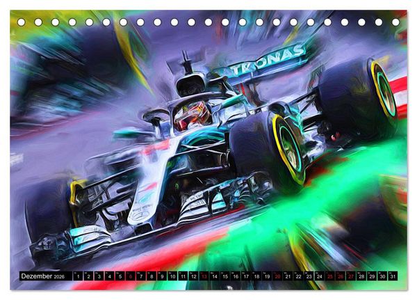 Produktbild: Kimi, Nico, Max and more (Tischkalender 2026 DIN A5 quer), CALVENDO Monatskalender