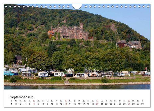 Produktbild: Rhein und Burgen (Wandkalender 2026 DIN A4 quer), CALVENDO Monatskalender