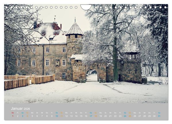 Produktbild: Coburger Land - Burgen und Schl&ouml;sser (Wandkalender 2026 DIN A4 quer), CALVENDO Monatskalender