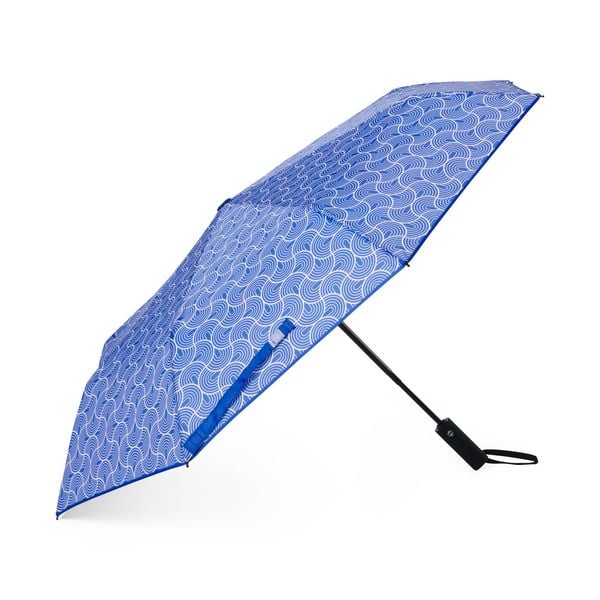 Produktbild: Regenschirm Geometric blue "Quiet Flow"