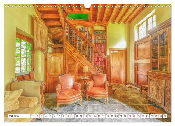 Produktbild: Lost Places - Verlassene R&auml;ume (Wandkalender 2026 DIN A3 quer), CALVENDO Monatskalender