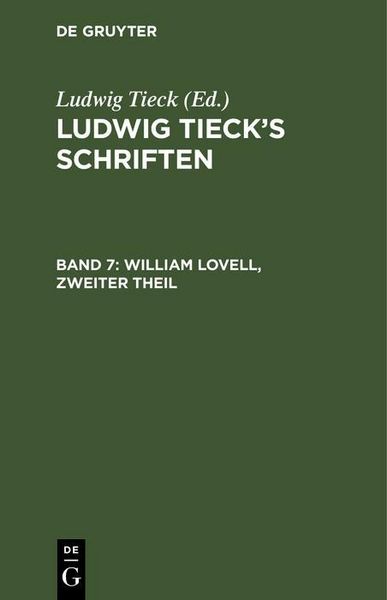Produktbild: William Lovell, Zweiter Theil