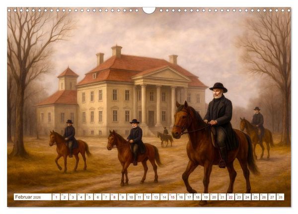 Produktbild: Theodor Fontane (Wandkalender 2026 DIN A3 quer), CALVENDO Monatskalender