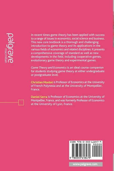 Produktbild: Game Theory and Economics