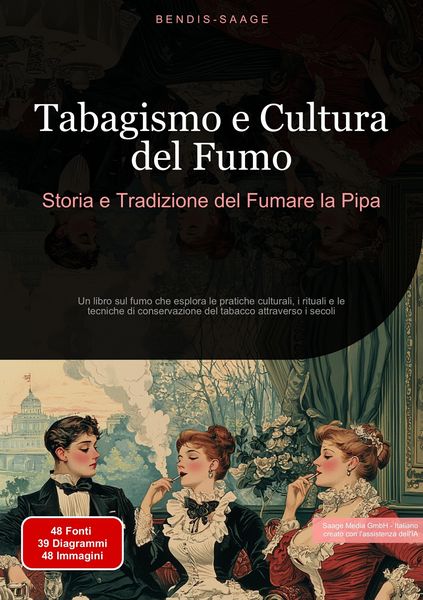 Produktbild: Tabagismo e Cultura del Fumo: Storia e Tradizione del Fumare la Pipa