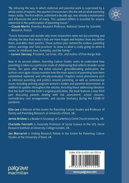 Produktbild: Parenting Culture Studies