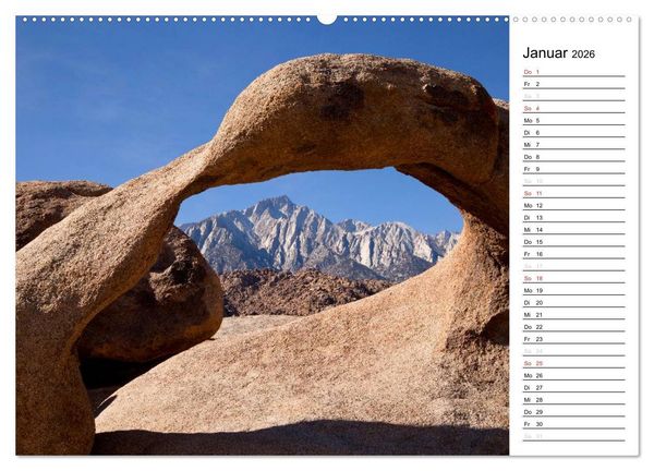 Produktbild: Kalifornien USA (Wandkalender 2026 DIN A2 quer), CALVENDO Monatskalender