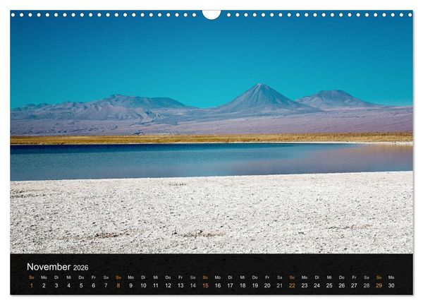 Produktbild: Atacama: Die W&uuml;ste im Norden Chiles (Wandkalender 2026 DIN A3 quer), CALVENDO Monatskalender
