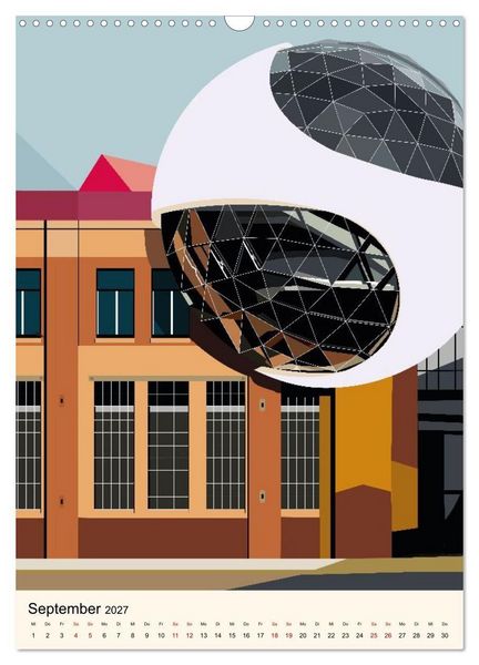 Produktbild: LEIPZIG URBAN (Wandkalender 2027 DIN A3 hoch), CALVENDO Monatskalender