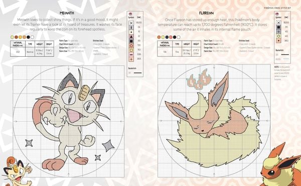 Produktbild: PokeMon Cross Stitch Kit